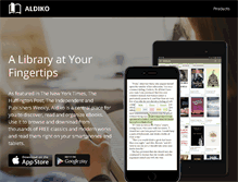 Tablet Screenshot of aldiko.com